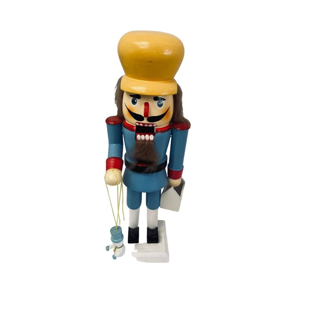 Nutcracker Soldier Christmas‎ Decor Greenbrier Blue Red Yellow 4" x 11"